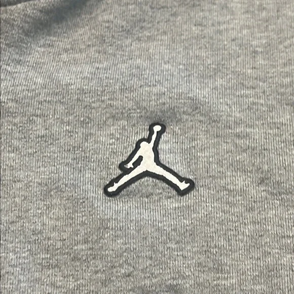 Jordan Gray Zip-Up Sweatshirt with Hood - Picture 2 of 6